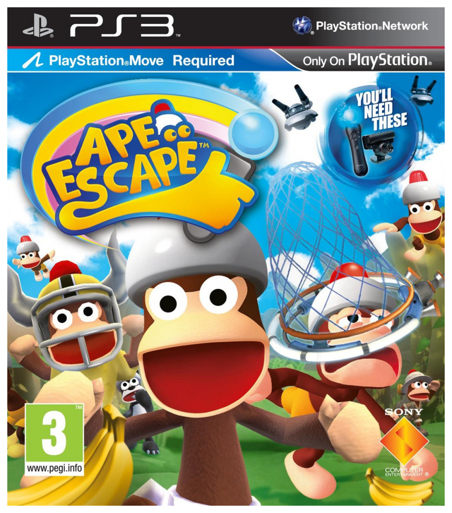 Игра Ape Escape для PlayStation 3 - купить в Москве, цены в  интернет-магазинах Мегамаркет