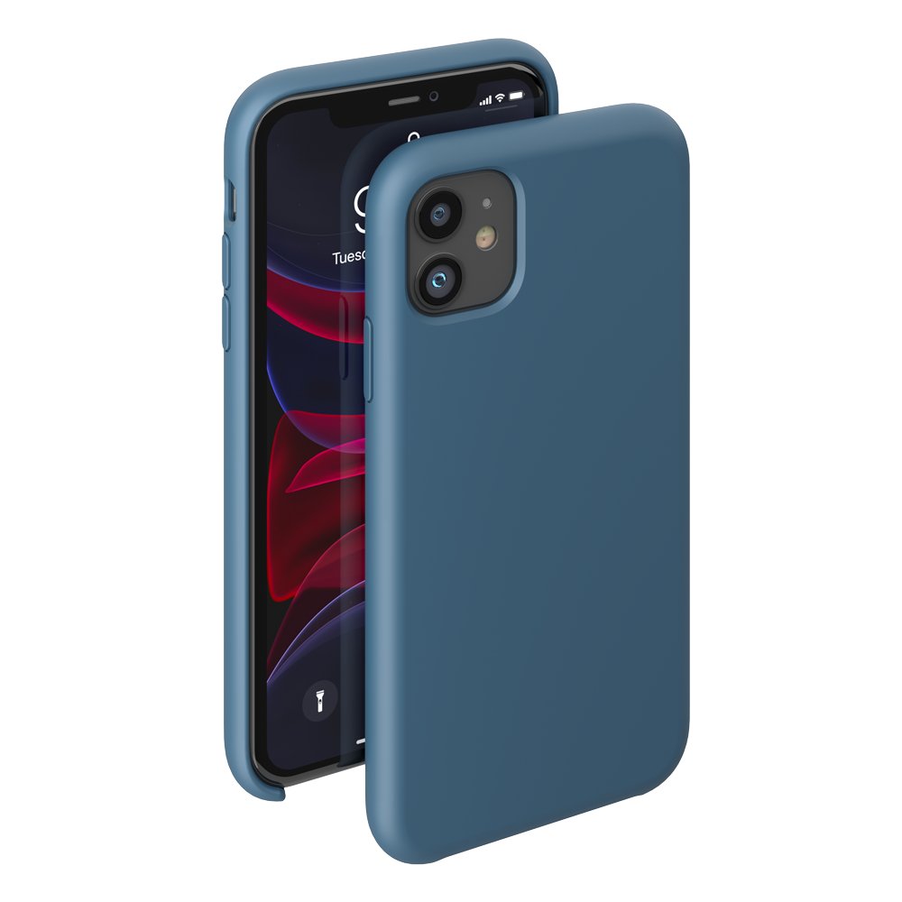 Чехол Deppa Liquid Silicone Case для Apple iPhone 11 (Blue), купить в  Москве, цены в интернет-магазинах на Мегамаркет