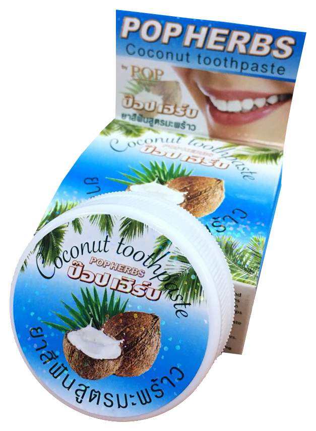 popherbs coconut toothpaste