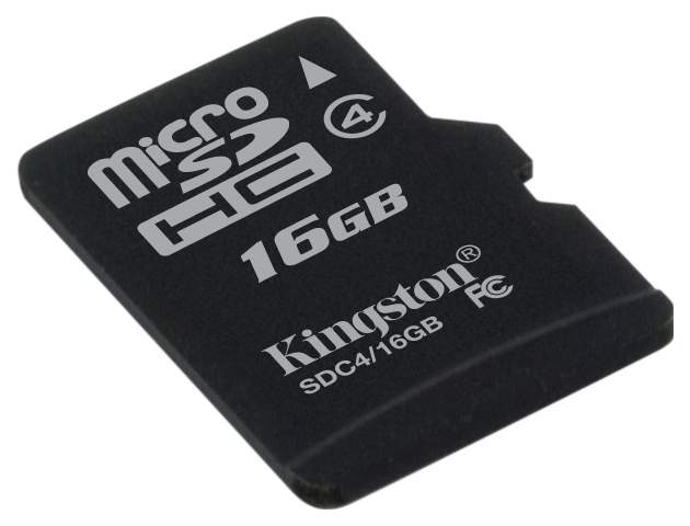 Картинка карты памяти. Kingston SDHC 16 GB блистер.