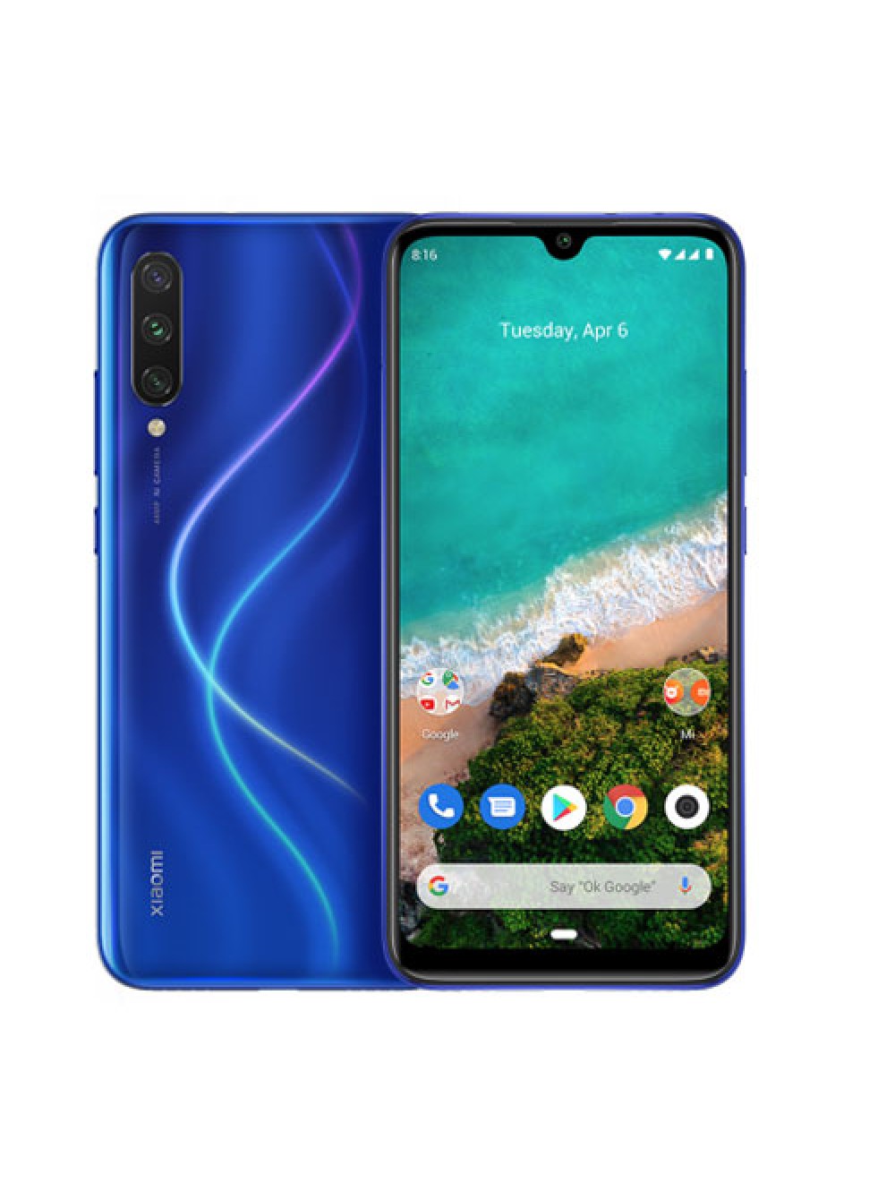 Смартфон Xiaomi Mi A3 4/128GB Not just Blue – характеристики на Мегамаркет