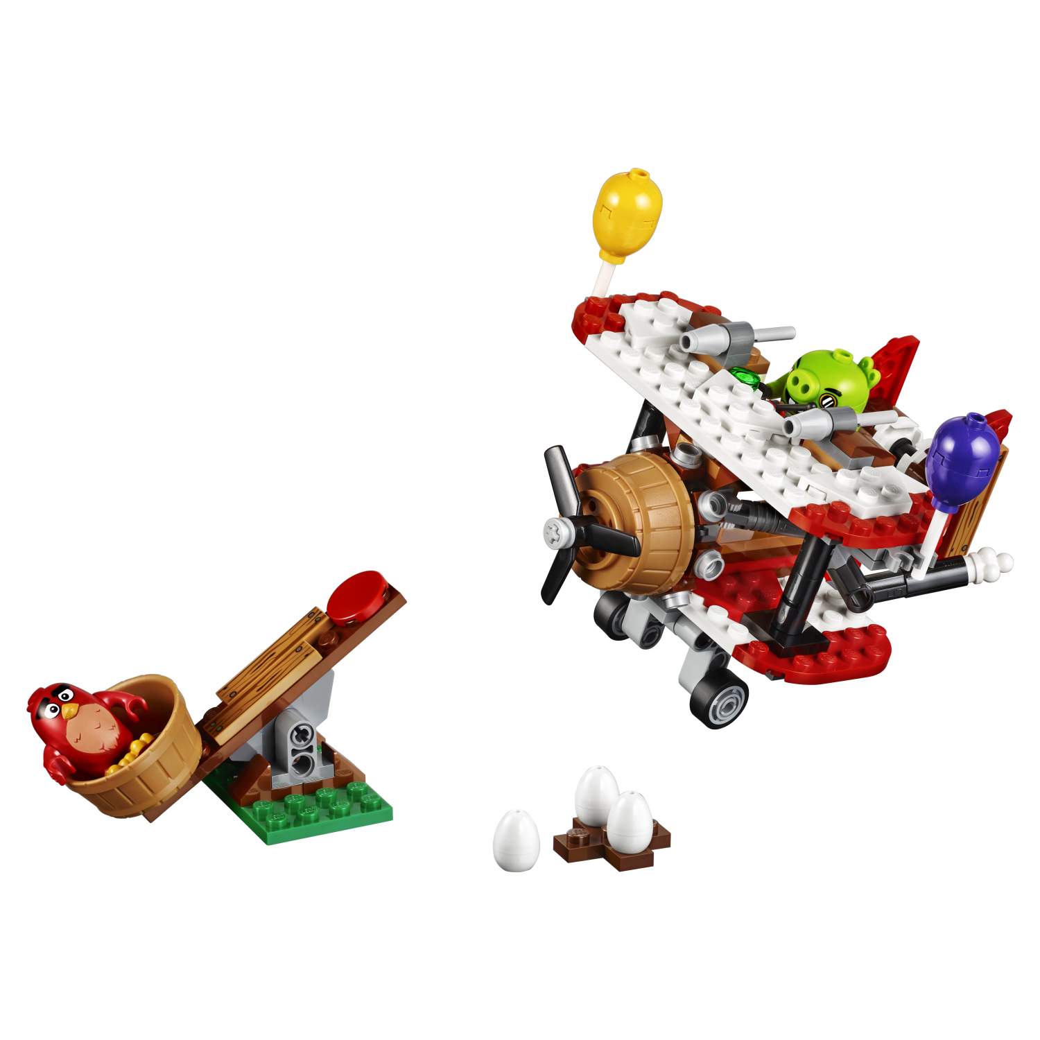 Купить конструктор LEGO Angry Birds Самолетная атака свинок (75822), цены  на Мегамаркет | Артикул: 100000075758