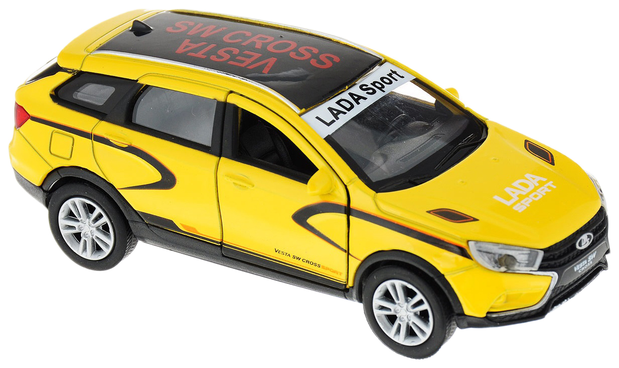 Купить welly 43763RY Велли Модель машины 1:34-39 LADA VESTA SW CROSS Sport,  цены на Мегамаркет