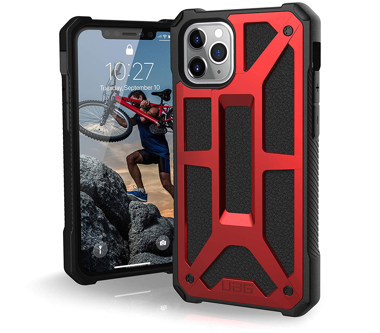 Чехол Urban Armor Gear Monarch для iPhone 11 Pro Crimson, купить в Москве,  цены в интернет-магазинах на Мегамаркет