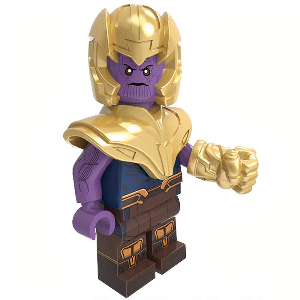 Купить мини-фигурка StarFriend Танос с перчаткой бесконечности Мстители  Thanos Avengers 4 см, цены на Мегамаркет