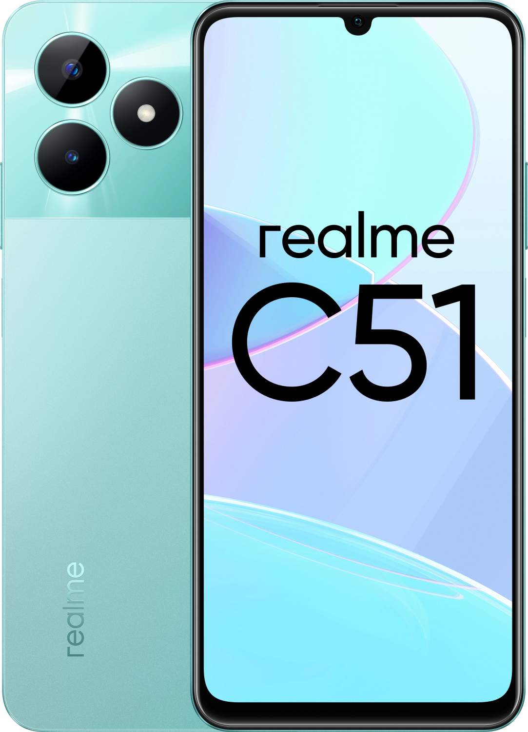 Смартфон Realme C51 4/128GB Mint Green (RMX3830), купить в Москве, цены в  интернет-магазинах на Мегамаркет