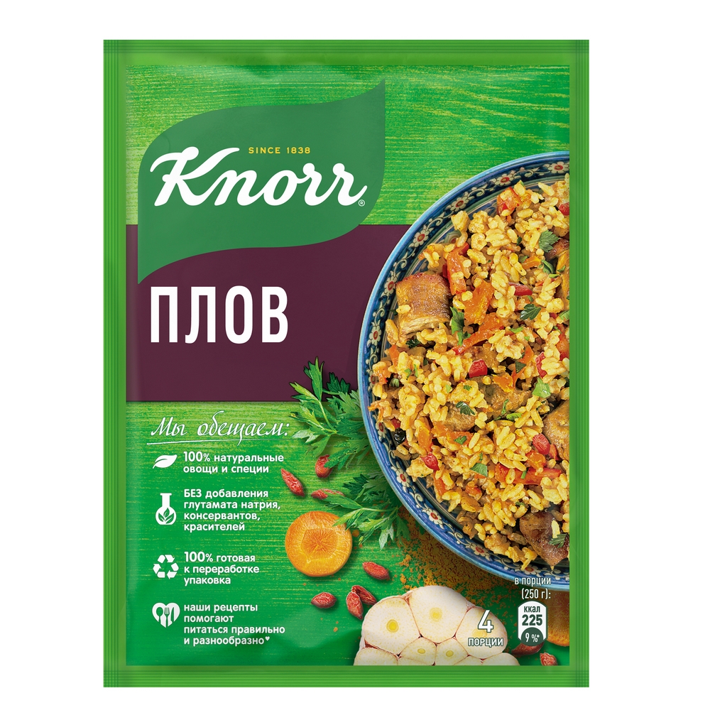 Приправа плов Knorr на второе 27 г - отзывы покупателей на маркетплейсе  Мегамаркет | Артикул: 100023681699