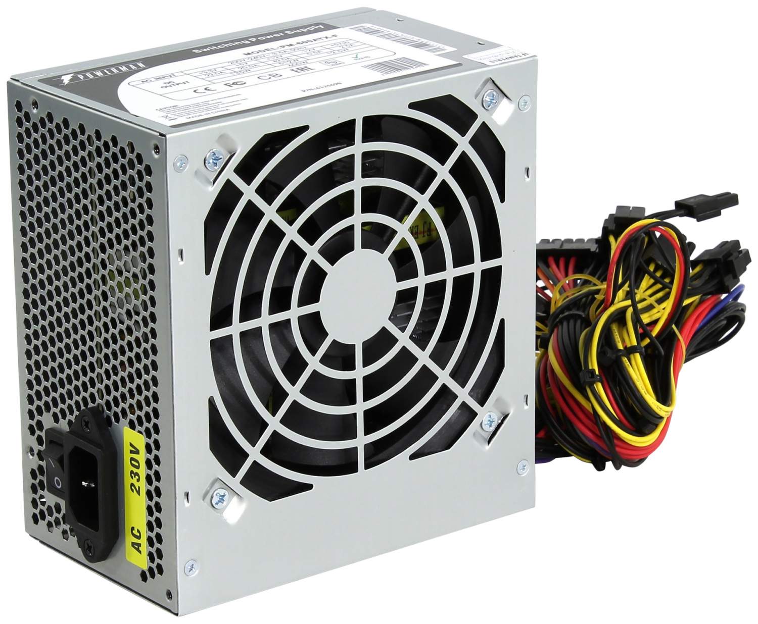 Блок питания компьютера Powerman PM-600ATX-F 6125690, купить в Москве, цены  в интернет-магазинах на Мегамаркет