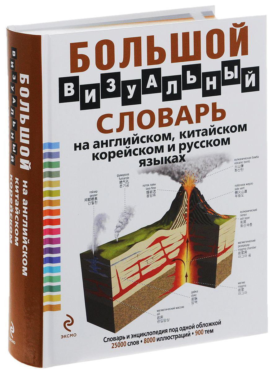 Большой визуальный словарь на английском, китайском, корейском и русском  языках=… – купить в Москве, цены в интернет-магазинах на Мегамаркет