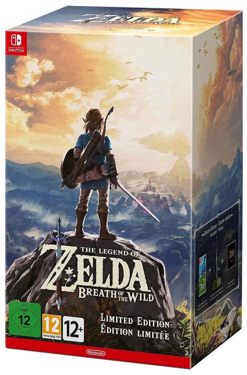 Игра Legend of Zelda: Breath of the Wild Limited для Nintendo Switch –  купить в Москве, цены в интернет-магазинах на Мегамаркет