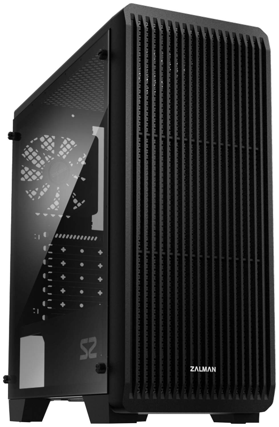 Корпус ZALMAN MIDITOWER ATX W/O PSU S2, черный - отзывы покупателей на  маркетплейсе Мегамаркет | Артикул: 100024516162