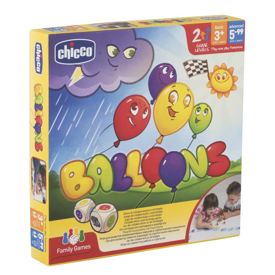 Купить настольная игра Chicco Toy Balloons 3г+, цены на Мегамаркет |  Артикул: 600000221462