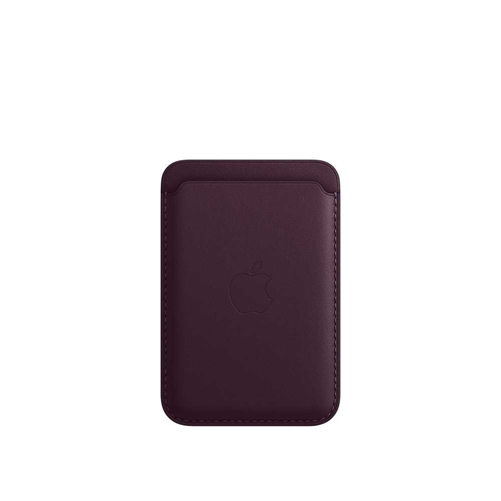 Чехол Apple для iPhone Leather Wallet MagSafe Dark Cherry (MM0T3ZE/A),  купить в Москве, цены в интернет-магазинах на Мегамаркет