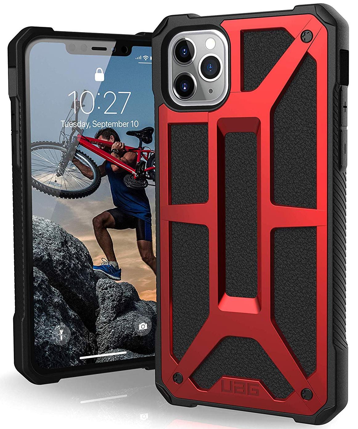 Чехол Urban Armor Gear Monarch для iPhone 11 Pro Max Crimson, купить в  Москве, цены в интернет-магазинах на Мегамаркет