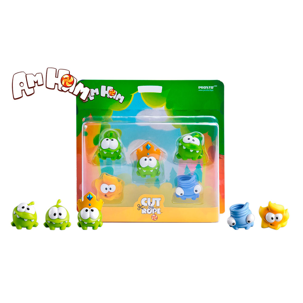 Набор коллекционных игрушек Prosto Toys Cut the Rope Ам Ням + Тося + Рыжик  – купить в Москве, цены в интернет-магазинах на Мегамаркет