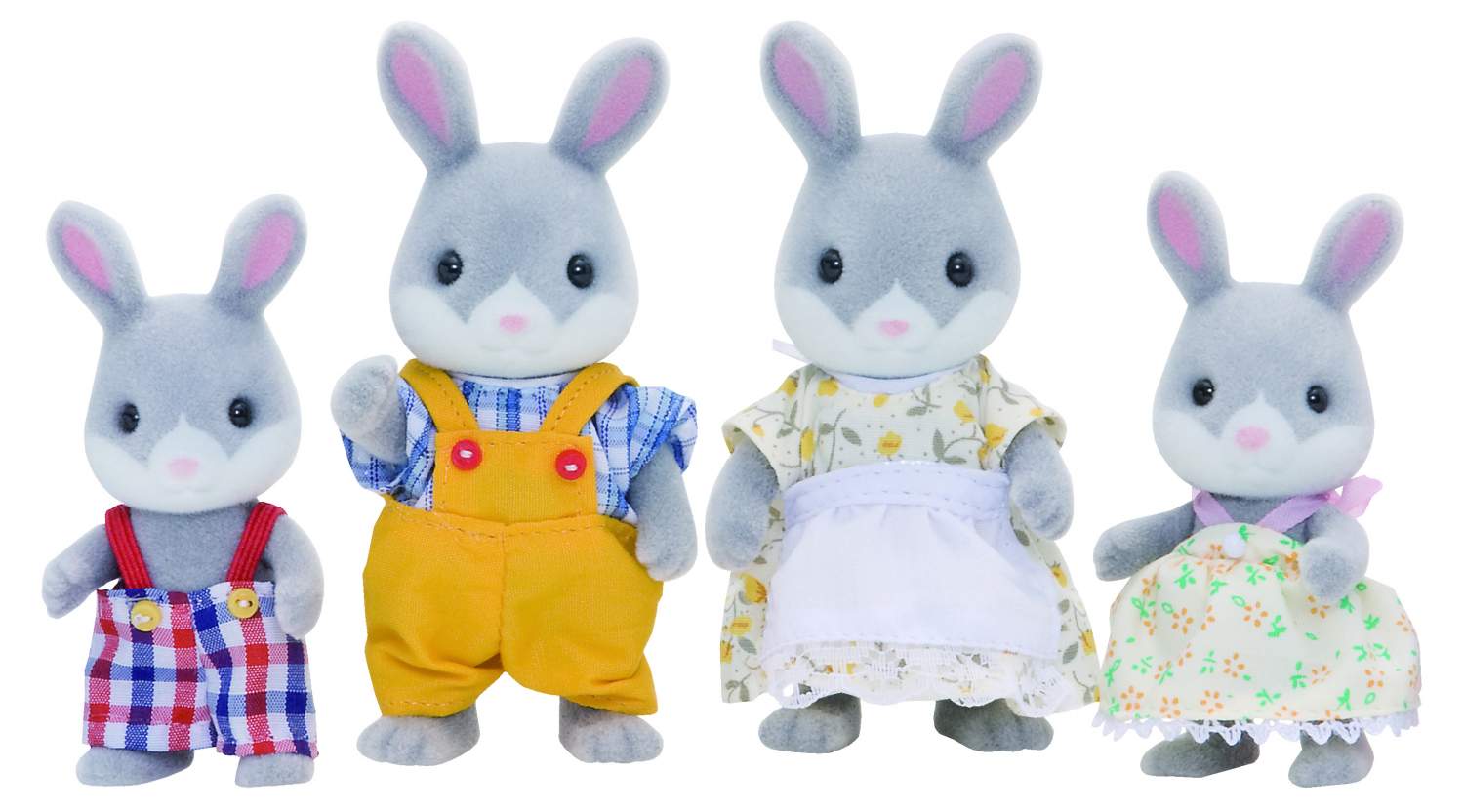 Купить игровой набор sylvanian families семья серых кроликов, цены на  Мегамаркет