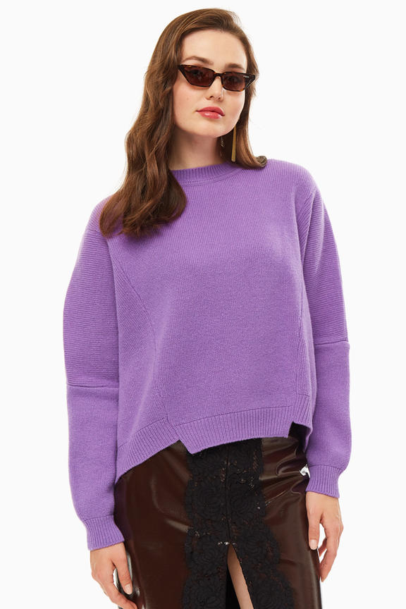 Фиолетовый Свитер Женский Купить