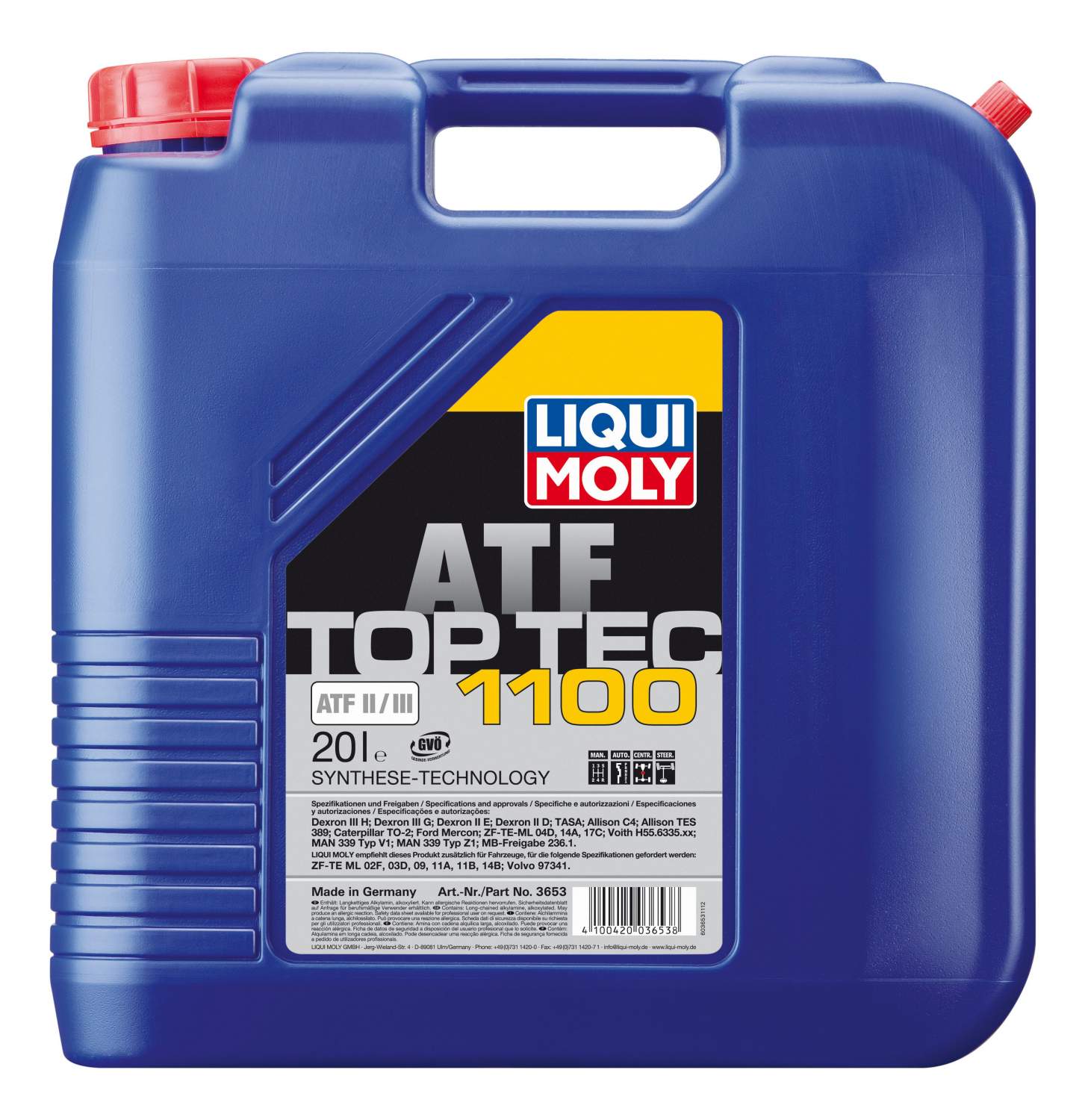 Трансмиссионное масло LIQUI MOLY 3653 ATF 1100 - купить в Москве, цены на  Мегамаркет | 100000399966