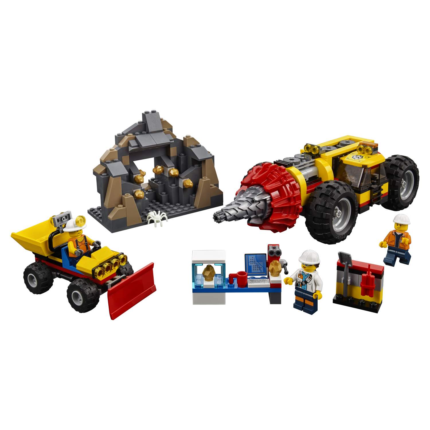 Конструктор LEGO City Mining Тяжелый бур для горных работ (60186) – купить  в Москве, цены в интернет-магазинах на Мегамаркет