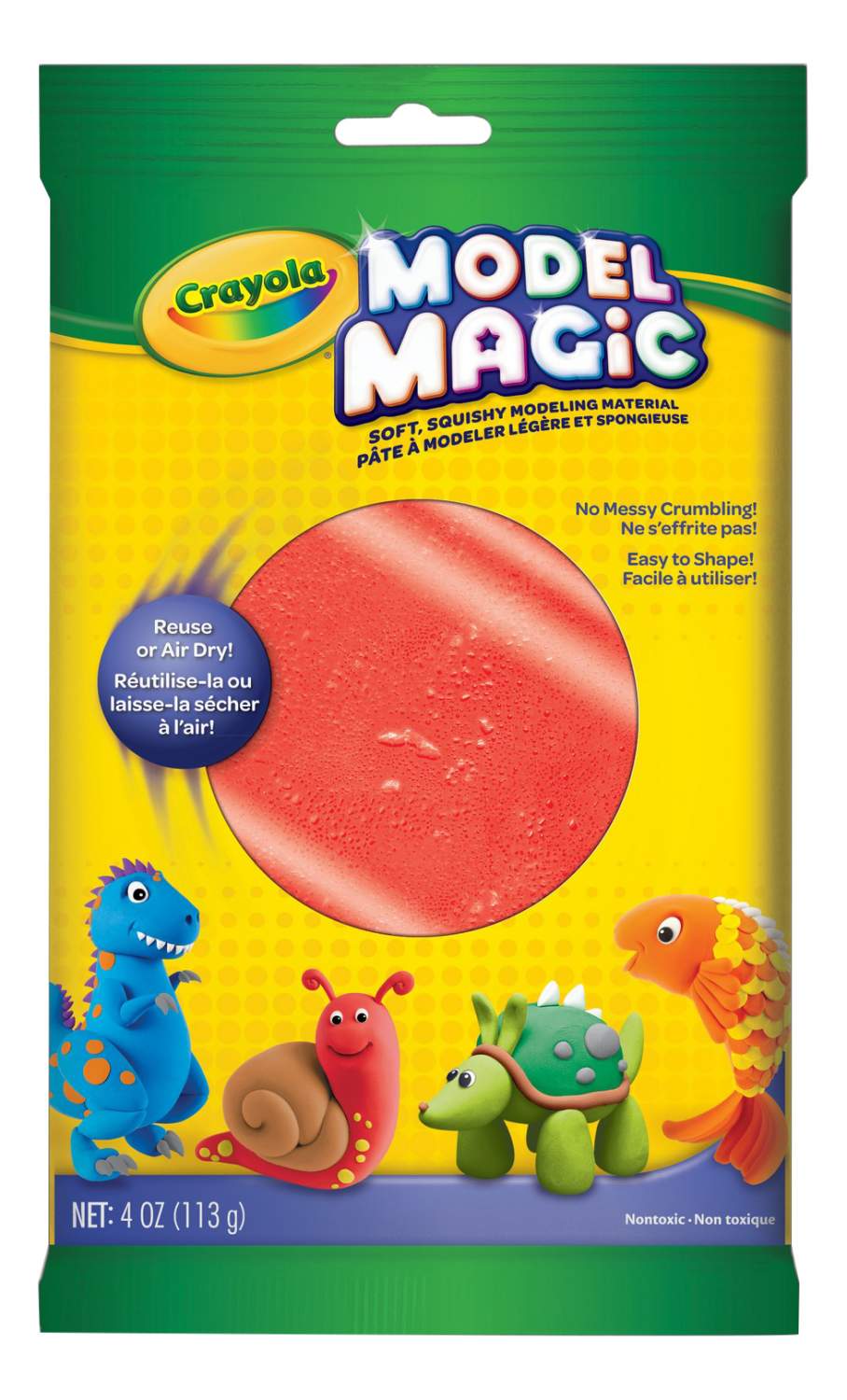 Пластилин Crayola Model Magic красный – купить в Москве, цены в  интернет-магазинах на Мегамаркет