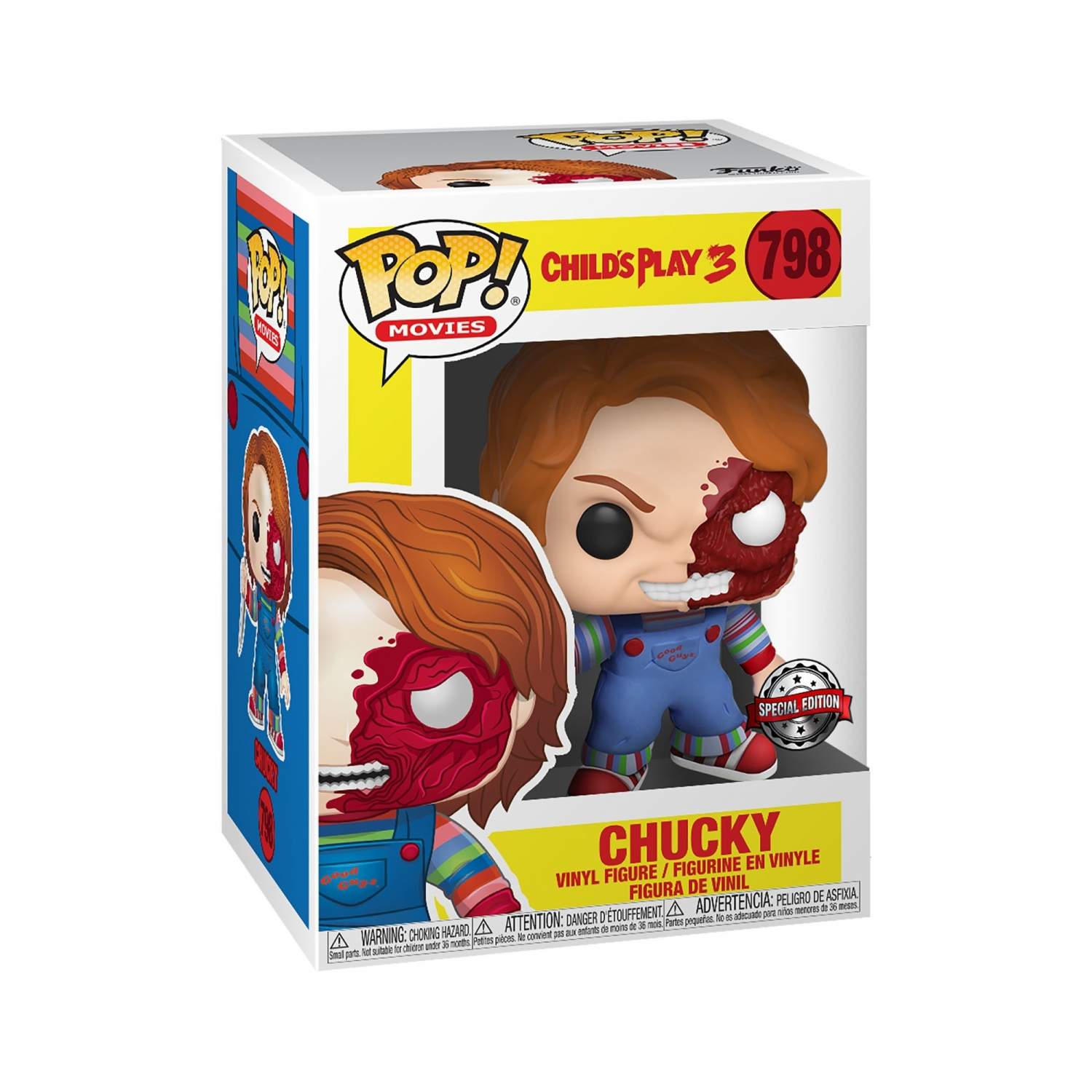 Фигурка Funko POP! Movies Horror: Chucky Half – купить в Москве, цены в  интернет-магазинах на Мегамаркет