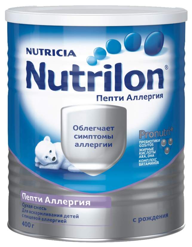 Смесь Nutrilon® Пепти Аллергия для детей с пищевой аллергией с рождения 400г