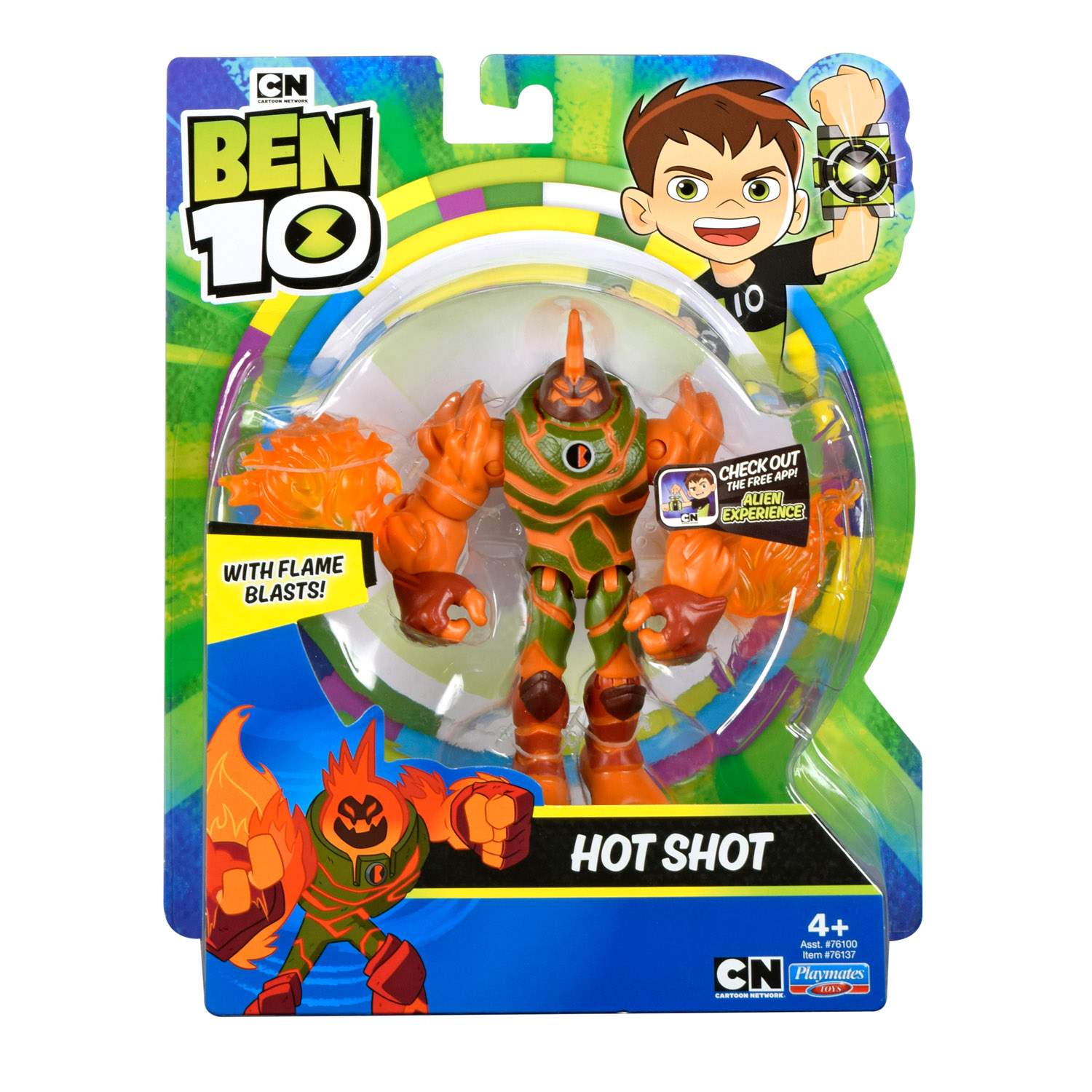 Купить фигурка Ben 10 12.5 см, Хот Шот 76137, цены на Мегамаркет