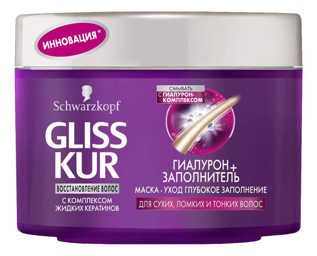 Schwarzkopf gliss kur глубокое восстановление маска для волос