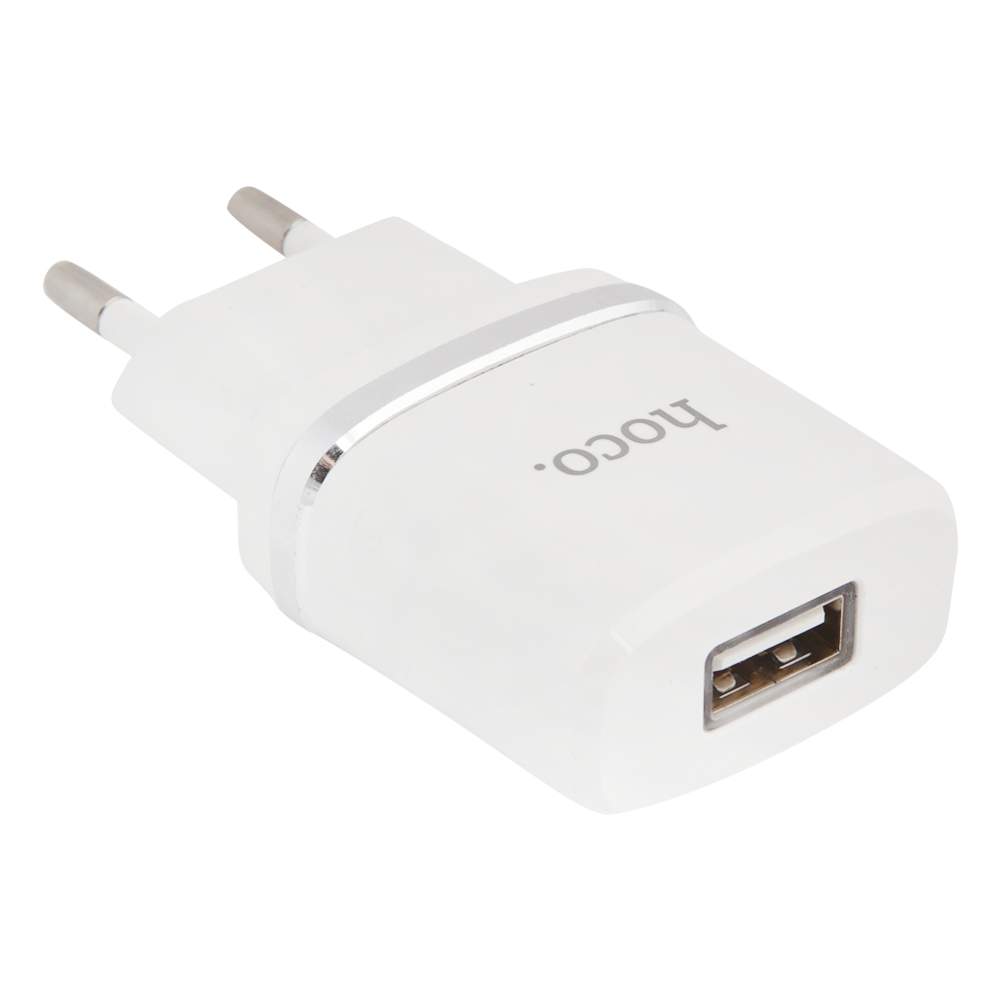 Сетевое зарядное устройство Hoco C11, 1xUSB, 1 A, (0L-00037573) white -  отзывы покупателей на маркетплейсе Мегамаркет | Артикул: 100023690569