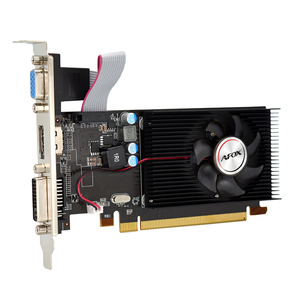 Видеокарта AFOX AMD Radeon R5 220 2GB LP Heatsink (AFR5220-2048D3L5-V2) –  купить в Москве, цены в интернет-магазинах на Мегамаркет