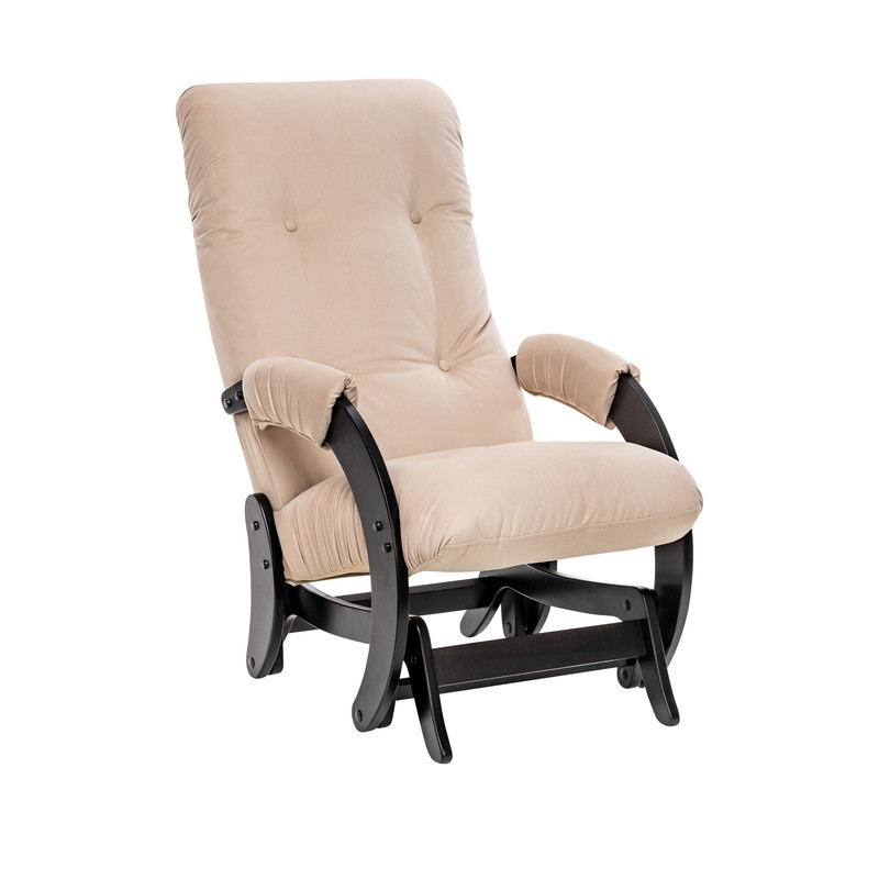 Кресло-качалка Модель 68 (Leset Футура), венге текстура, ткань V 18 -  купить в Москве, цены на Мегамаркет