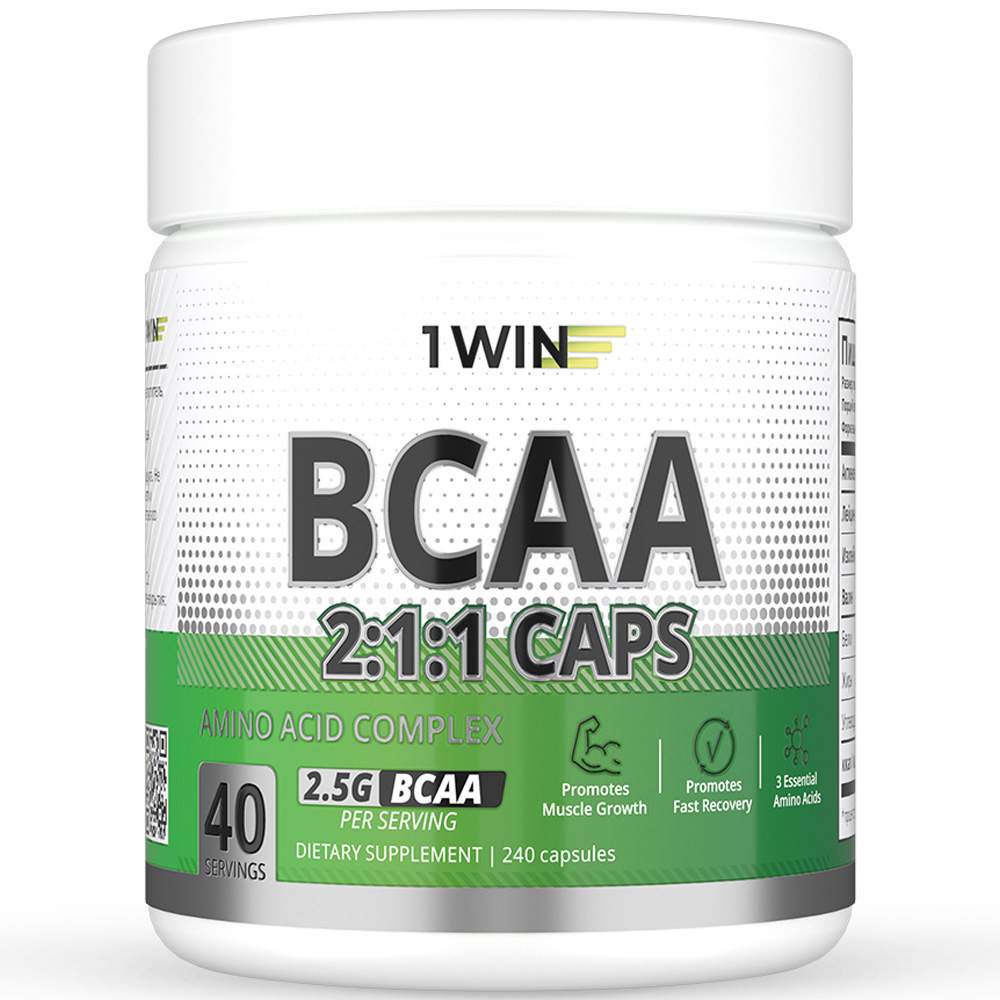Аминокислоты BCAA 2:1:1 1WIN бцаа 240 капсул, 40 порций - купить в ...
