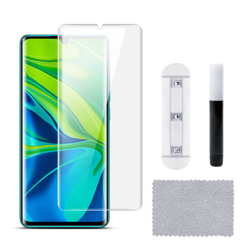 Защитное стекло UV-Glass для Xiaomi Mi Note 10/10 Pro - отзывы покупателей  на маркетплейсе Мегамаркет | Артикул: 600001038170