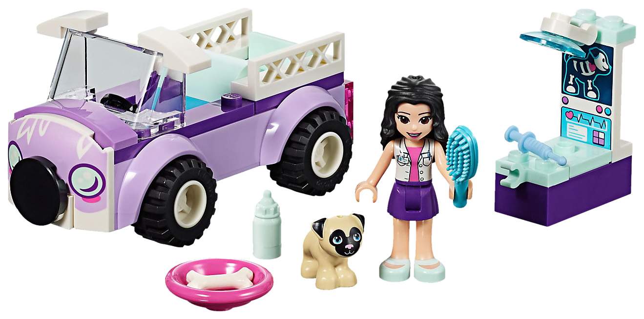 Отзывы о конструктор LEGO Friends 41360 Передвижная ветклиника Эммы -  отзывы покупателей на Мегамаркет | конструкторы LEGO 41360 - 100024215870