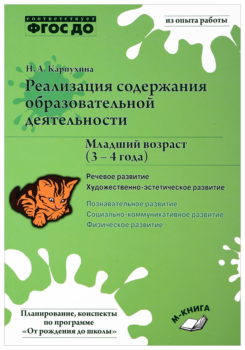 Реализация Содержания Образовательной Деятельности - купить подготовки к  школе в интернет-магазинах, цены на Мегамаркет | 185711