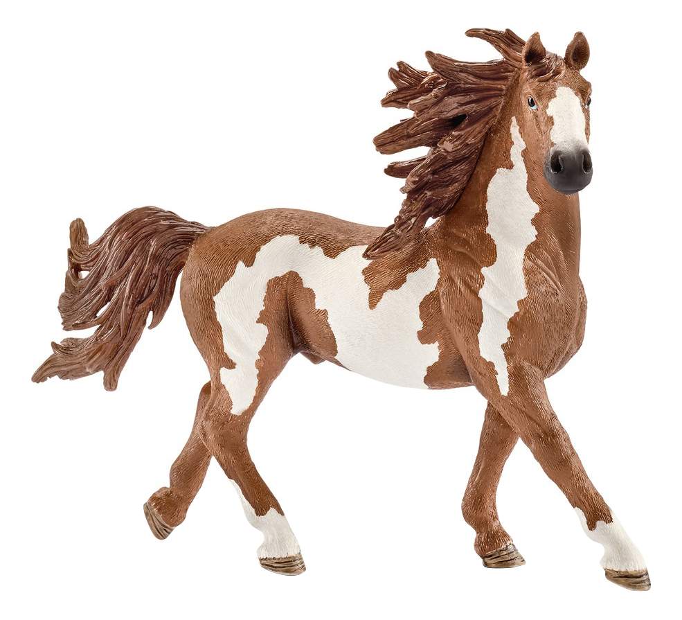 Фигурка лошадки Schleich Американский Пейнтхорс жеребец 13794 – купить в  Москве, цены в интернет-магазинах на Мегамаркет