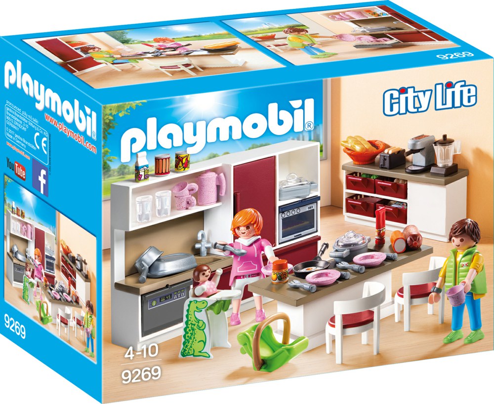 Купить кукольный дом кухня Playmobil 9269pm, цены на Мегамаркет