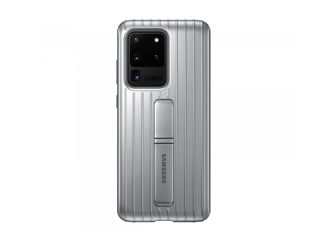 Чехол Samsung Protec.Standing Cover Z3 для G. S20 Ultra Silver, купить в  Москве, цены в интернет-магазинах на Мегамаркет