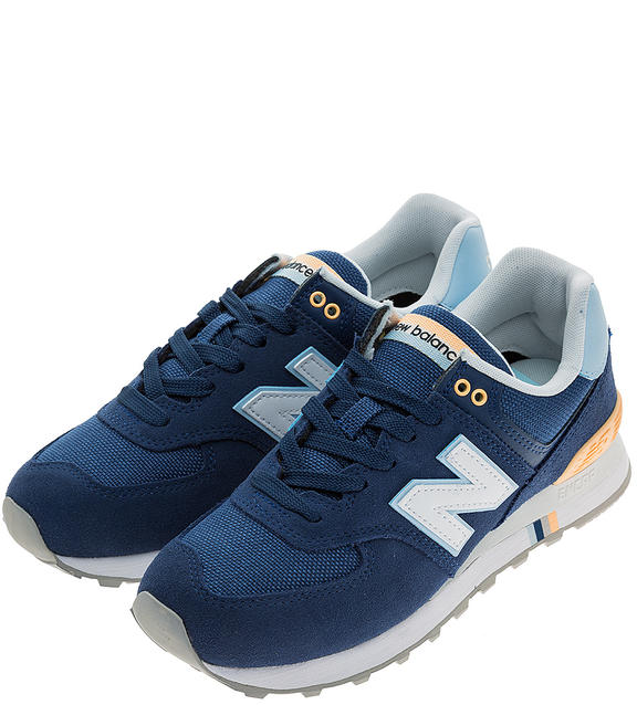 Кроссовки женские New Balance WL574NSD/B синие 7.5 US - описание и фото на  Мегамаркет