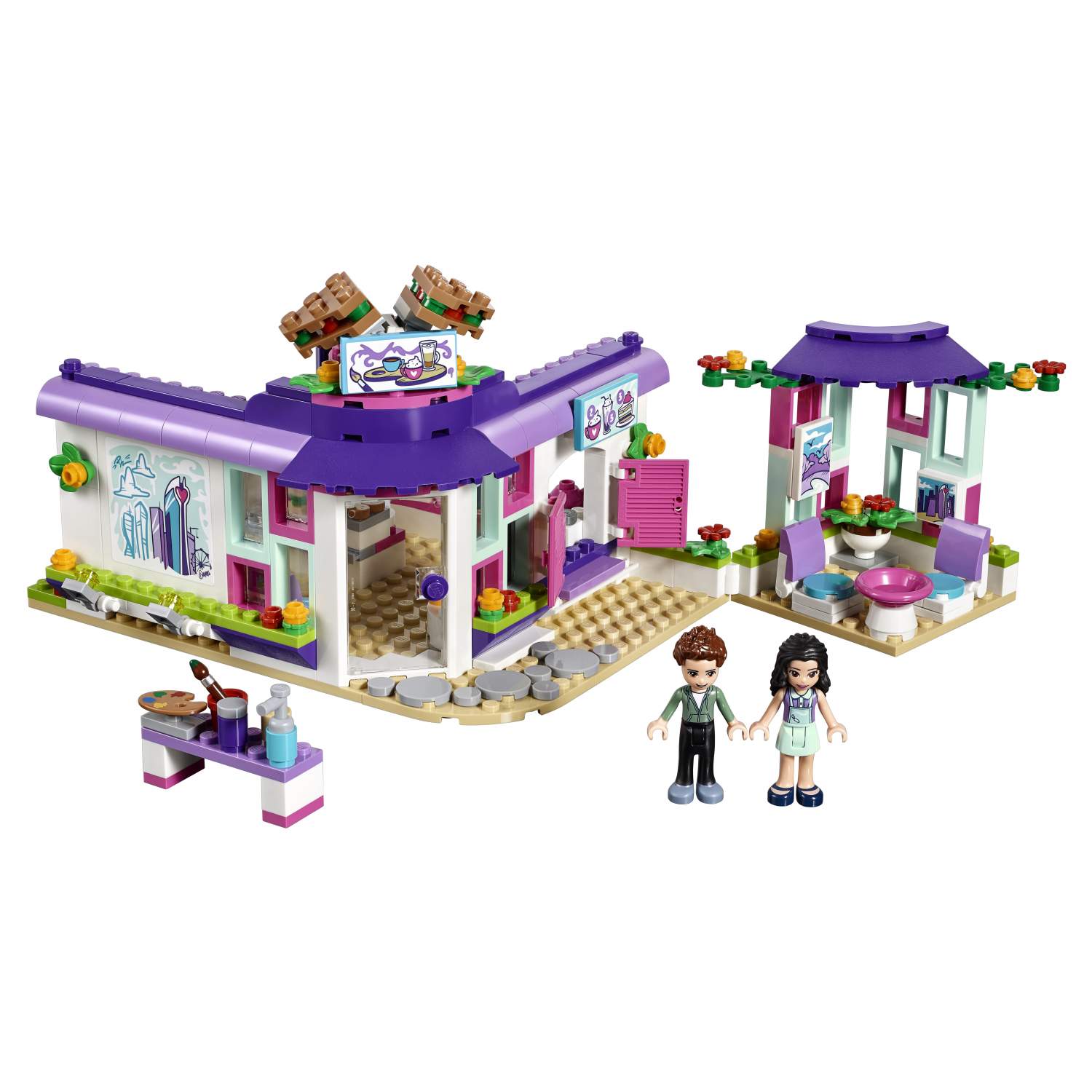 Отзывы о конструктор LEGO Friends Арт-кафе Эммы (41336) - отзывы  покупателей на Мегамаркет | конструкторы LEGO 41336 - 100023250972