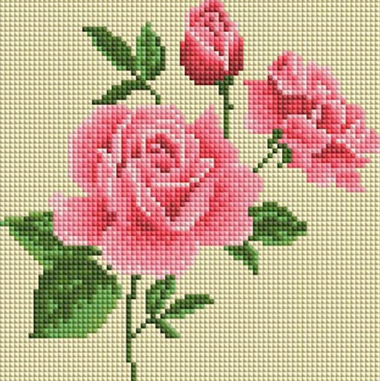 Набір для вишивки хрестиком Чудова голка 40-48 Аромат троянди