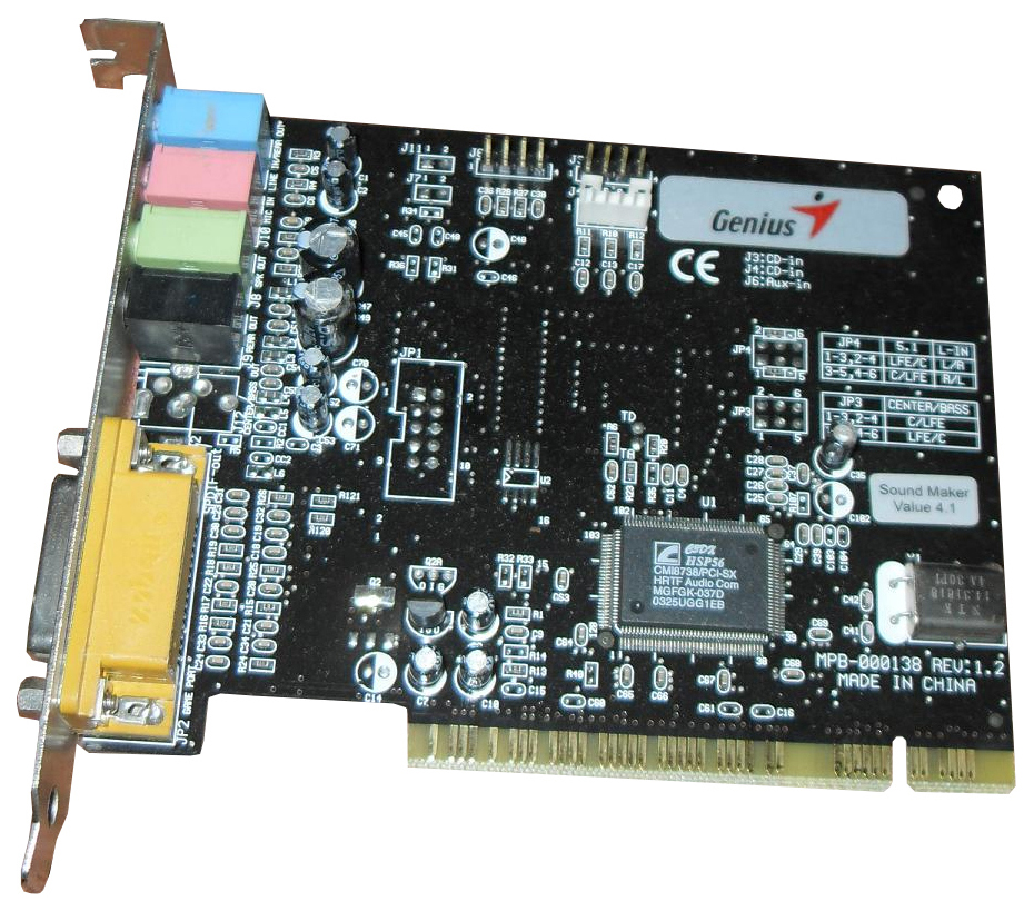 Звуковая карта для компьютера pci e