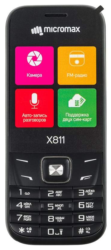 Смартфон Micromax Q, цена телефона. Цвет серый