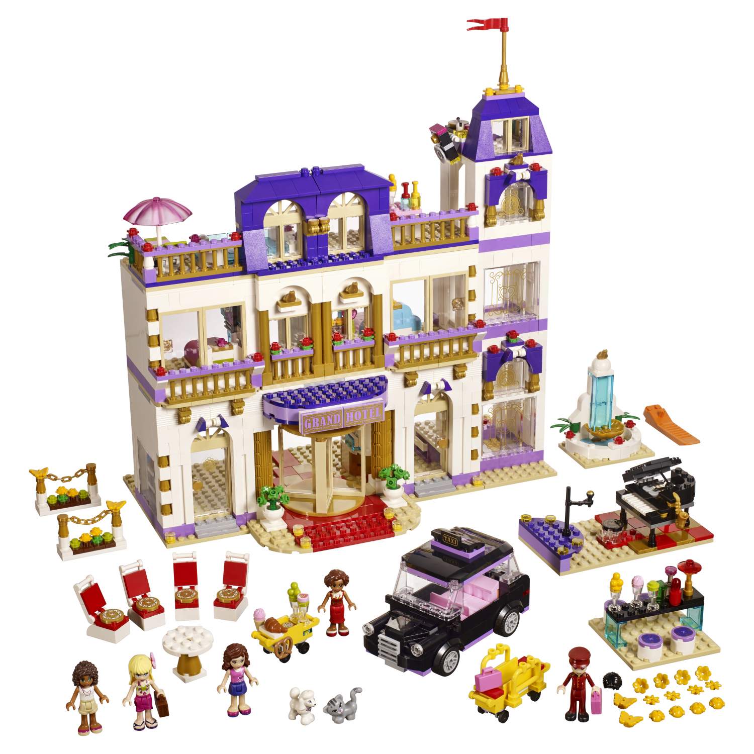 Отзывы о конструктор LEGO Friends Гранд-отель (41101) - отзывы покупателей  на Мегамаркет | конструкторы LEGO 41101 - 100000075274