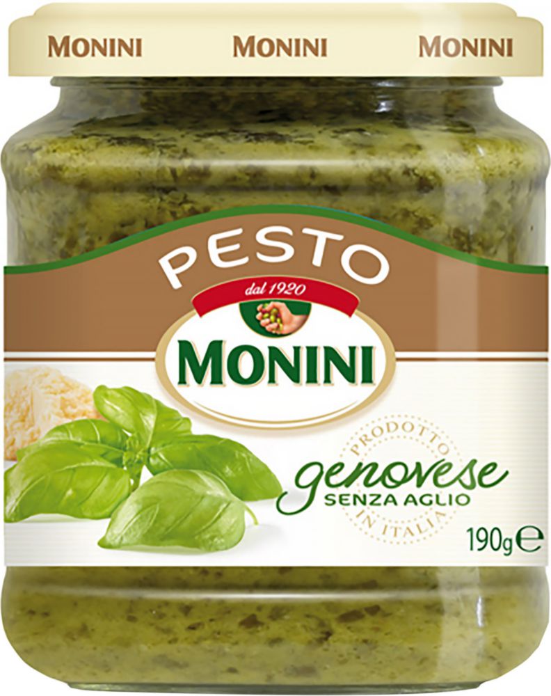 Купить соус pesto Monini с базиликом 190 г, цены на Мегамаркет | Артикул:  100023423874