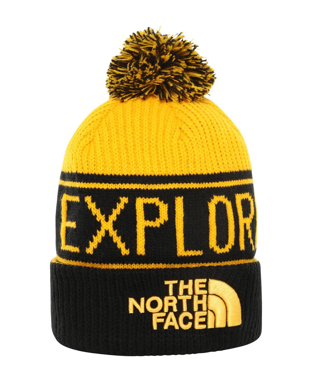 the north face retro pom beanie