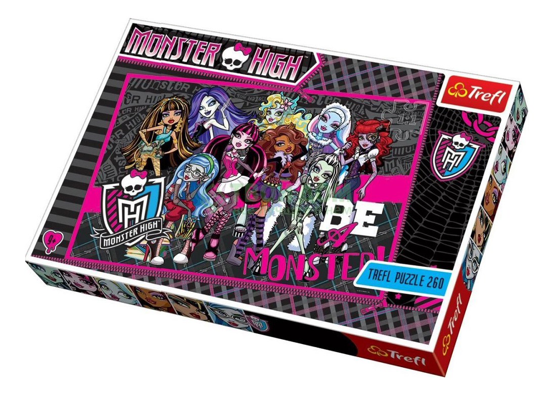 Пазл Trefl monster high 260 деталей – купить в Москве, цены в  интернет-магазинах на Мегамаркет