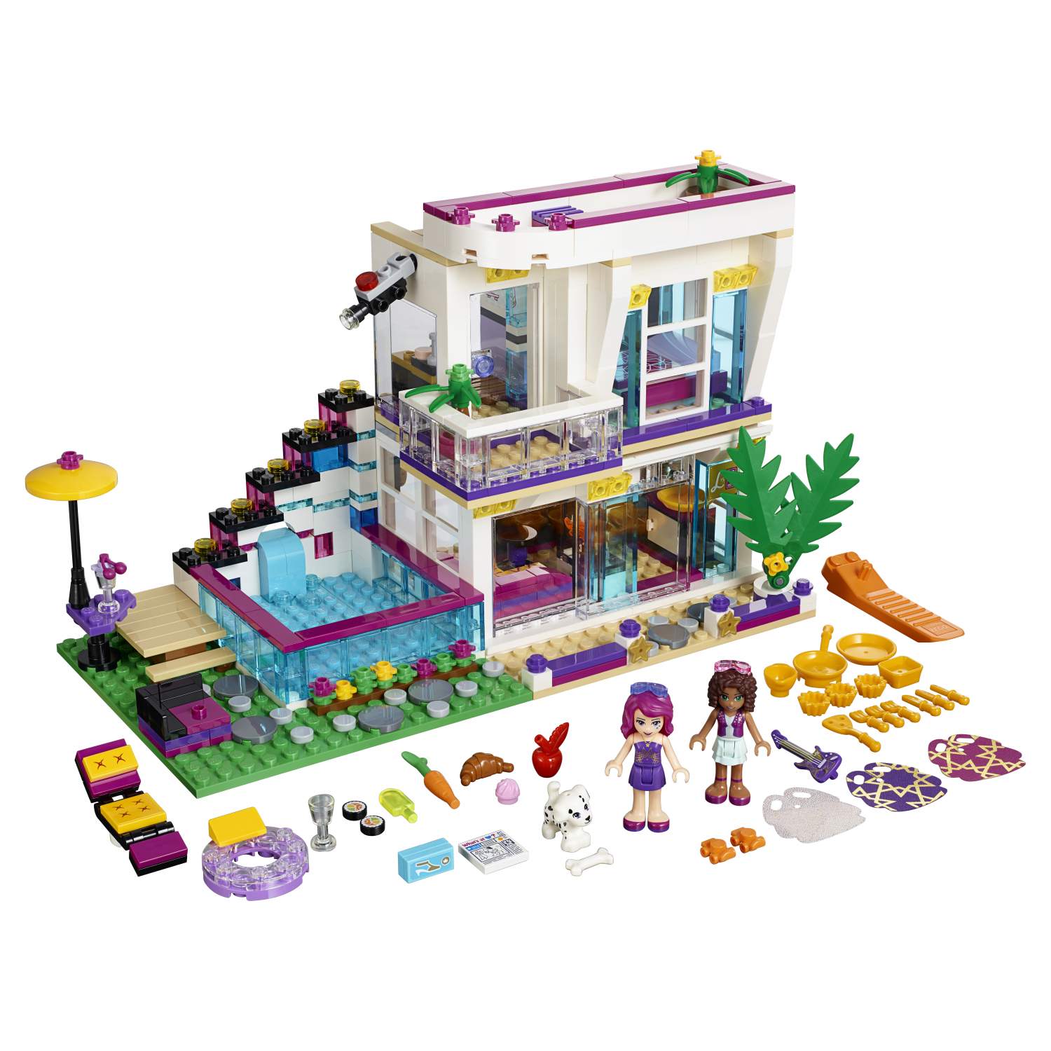 Конструктор LEGO Friends Поп-звезда: дом Ливи (41135) – купить в Москве,  цены в интернет-магазинах на Мегамаркет