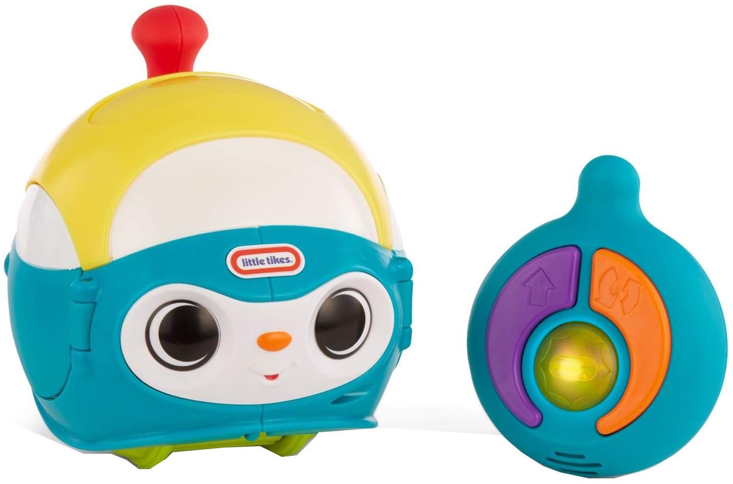 Купить интерактивная игрушка Little Tikes Вращающийся робот голубой, цены  на Мегамаркет