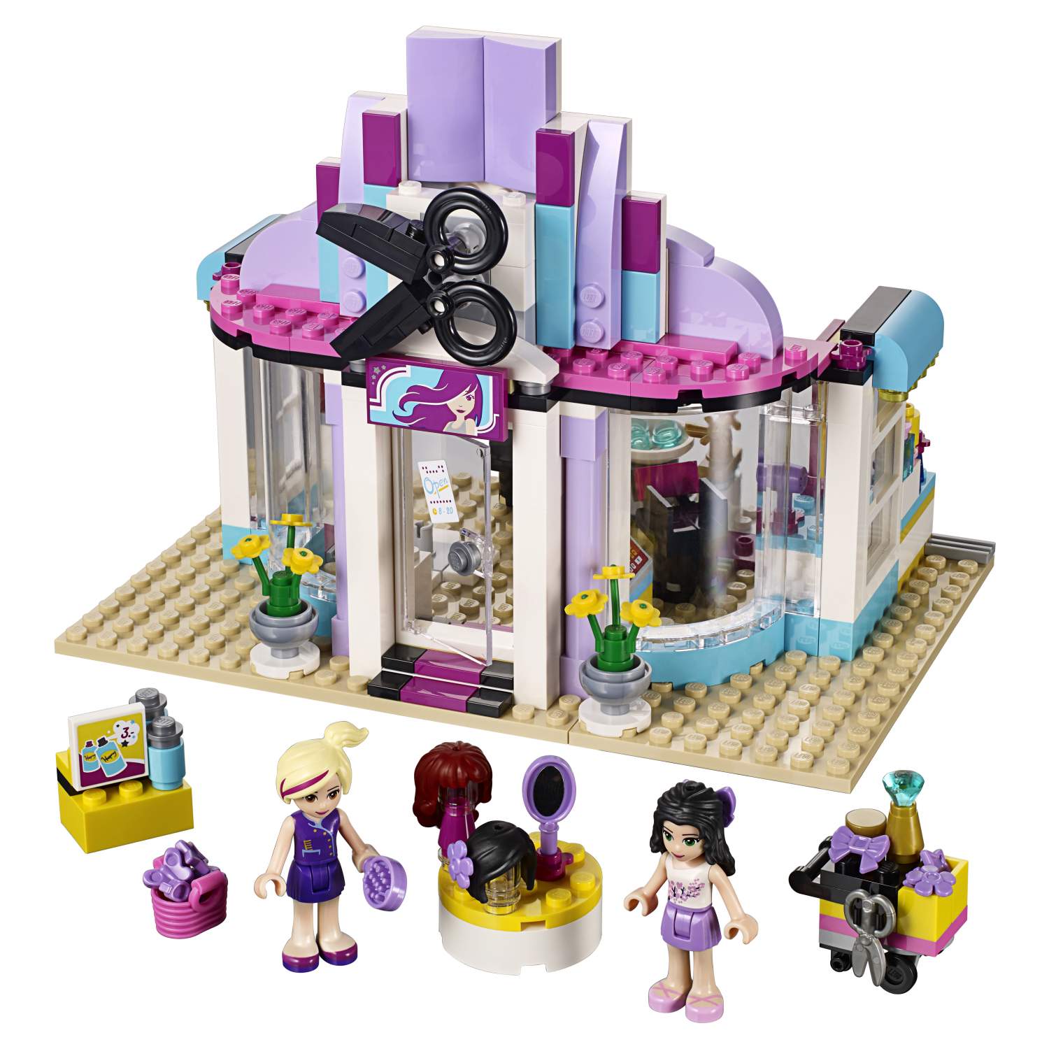 Купить конструктор LEGO Friends Парикмахерская (41093), цены на Мегамаркет  | Артикул: 100000075579